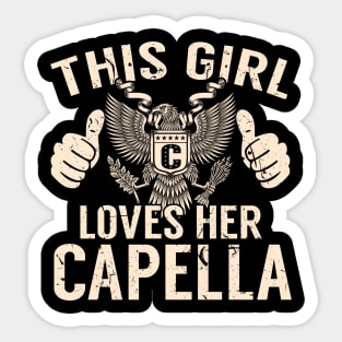 CAPELLA Sticker